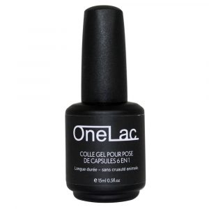 Vernis semi permanent One Lac Colle Gel pour Pose de Capsules 6 en 1
